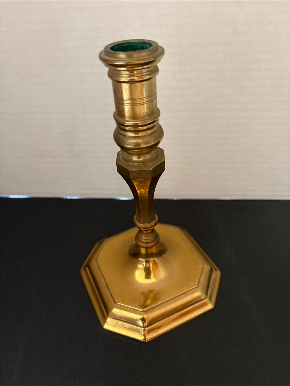 SEIDEN Solid Brass Candlestick Holder Made in USA Vintage MSM